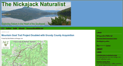 Desktop Screenshot of nickajack-naturalist.com