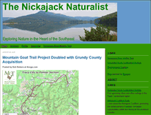Tablet Screenshot of nickajack-naturalist.com